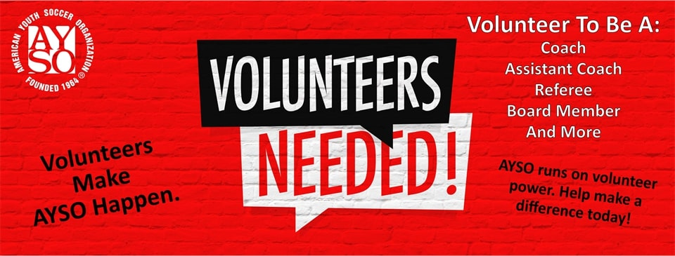 Volunteers NEEDED - Click Here to Sign Up