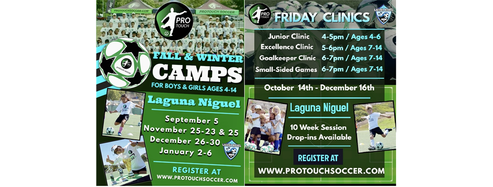 Pro Touch Friday Night Clinics & Winter Camps