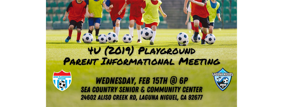 4U (2019) Playground Meeting - Feb 15th (6pm)