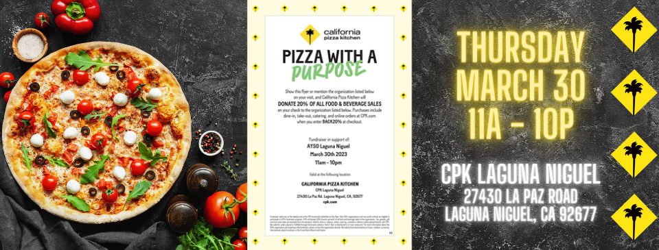 Mar. 30th - Fundraiser @ CPK