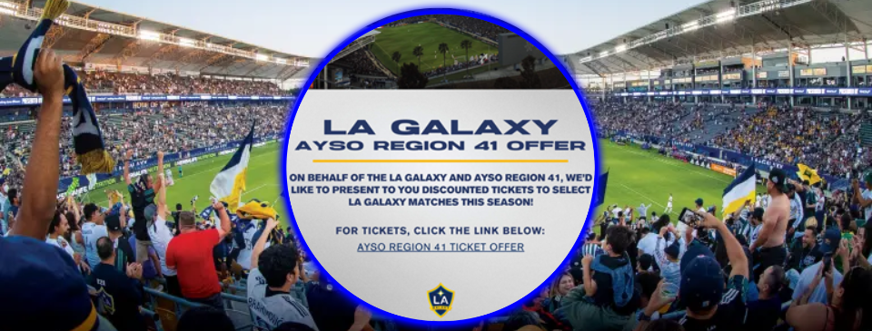 LA Galaxy - AYSO Region 41 Offer 