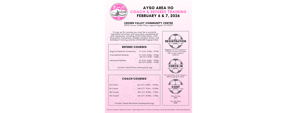 Area 11O Super Camp - Feb. 7th-8th